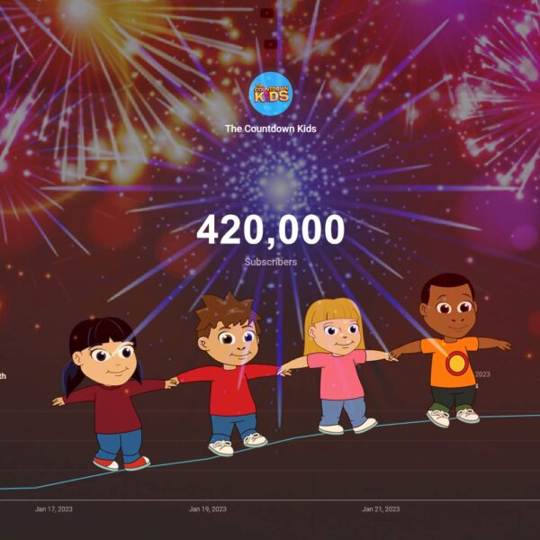 Yay! We are 420,000 on Youtube! - The Countdown Kids