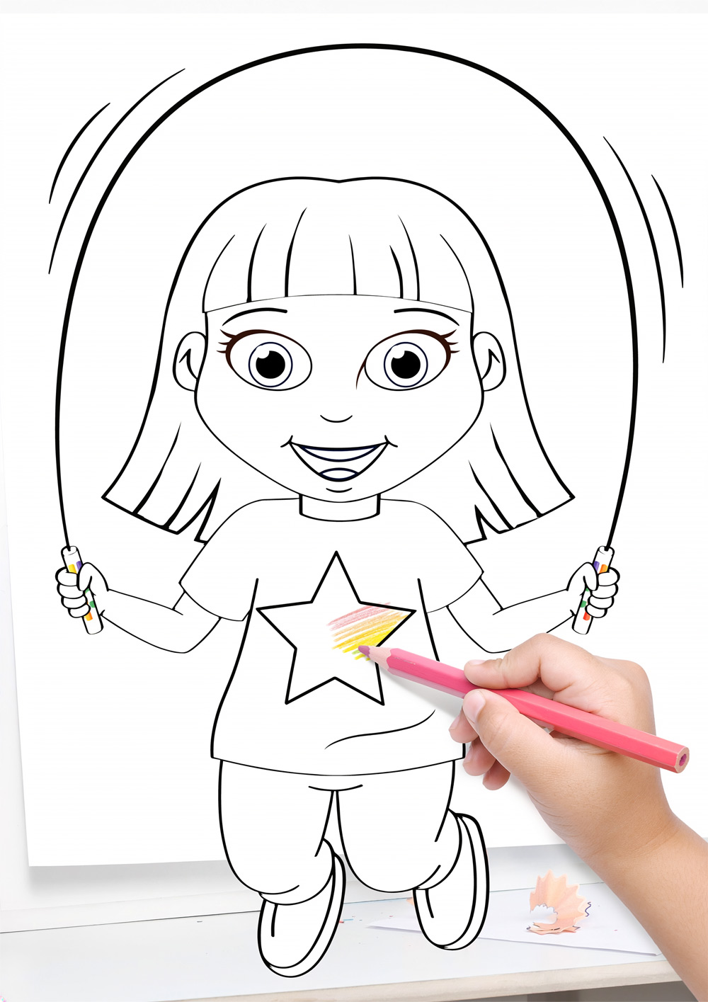 The Countdown Kids - Coloring Pages!