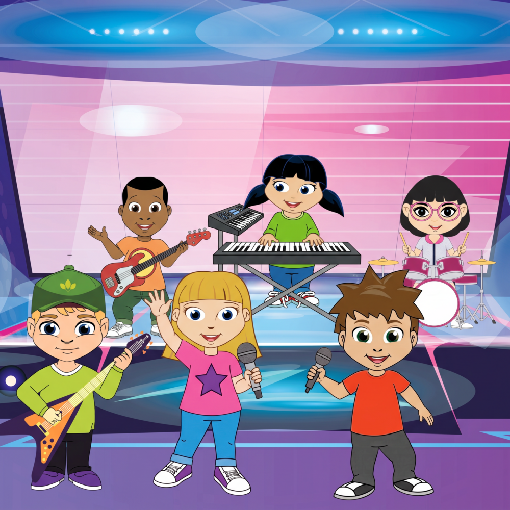 Welcome to The Countdown Kids! - Band Photo